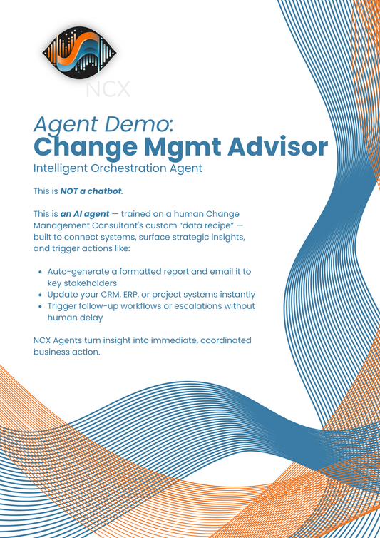 NCX Demo: Change Management for AI Adoption Agent