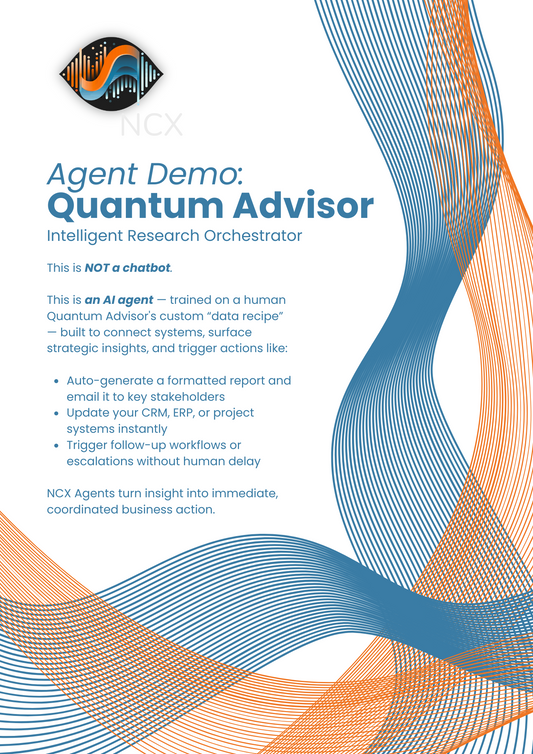 NCX Demo: Quantum Advisor Agent